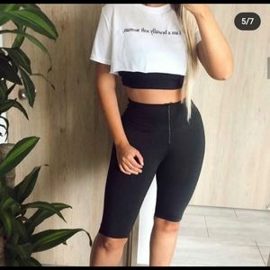 New High waisted Colombian biker, excellent qua